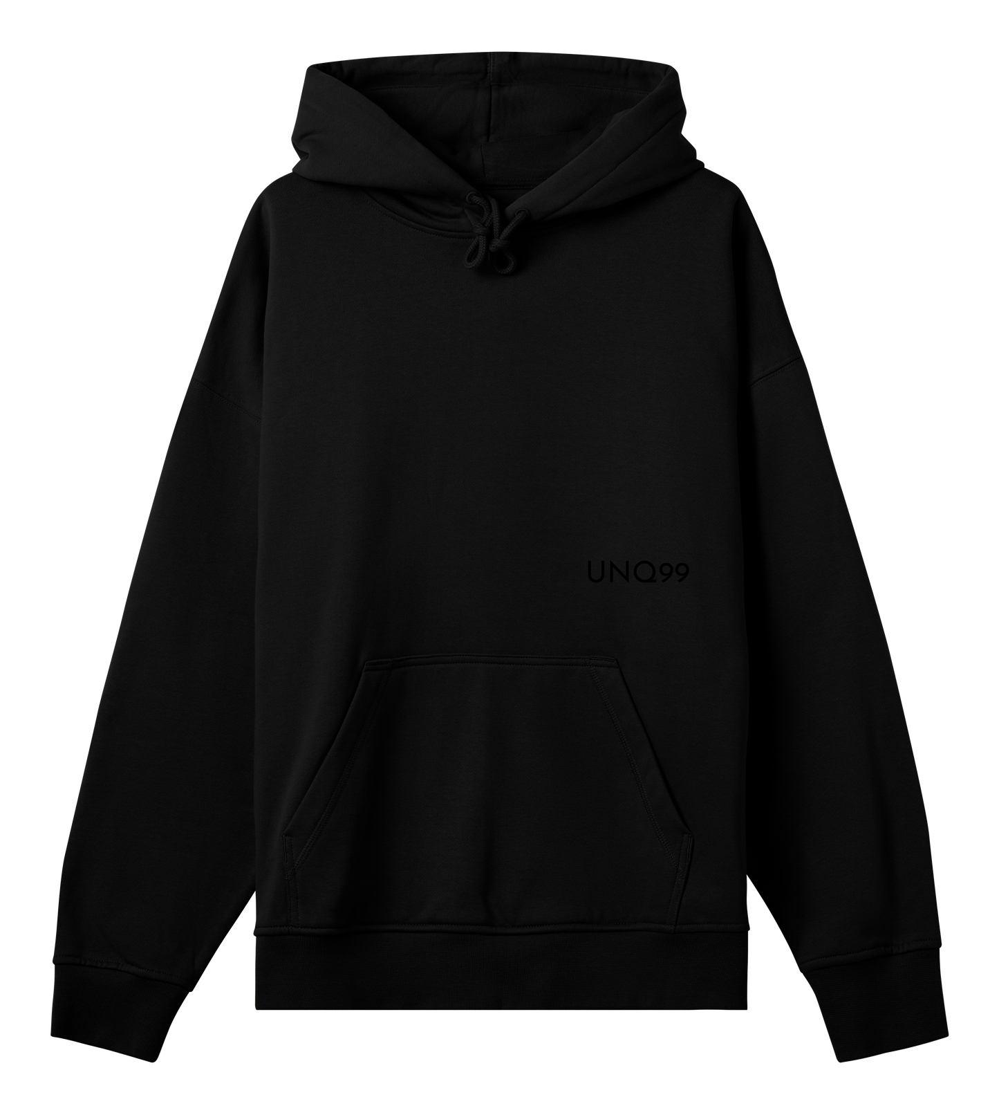 Hoodie black on black - UNQ99